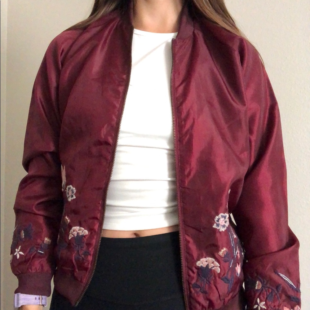 Love, Fire bomber jacket